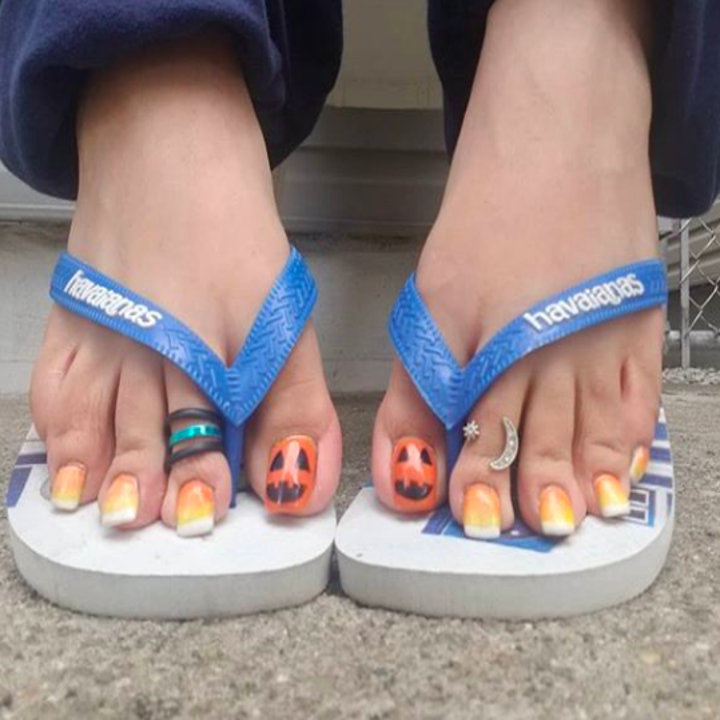 Long, Fake Toenails Are Trendy Now, And At This Point, There Are No Words
