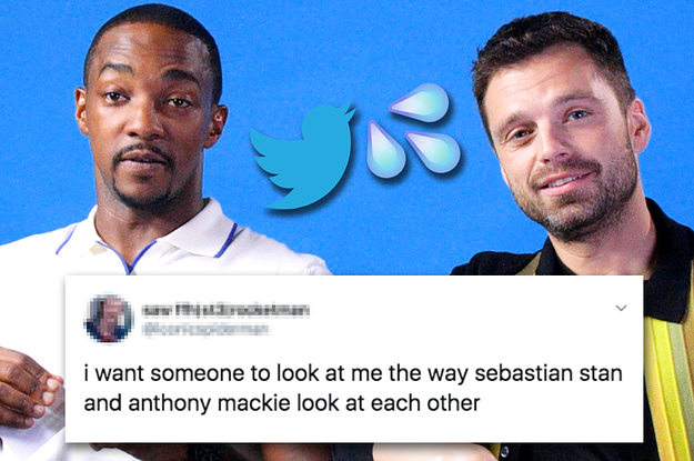 Sebastian Stan And Anthony Mackie Read Your Thirst Tweets, So You Better Hide