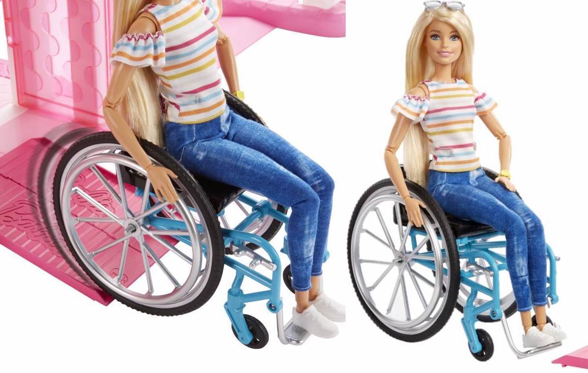 車椅子のバービー人形が登場 ドールハウスへのスロープもセット