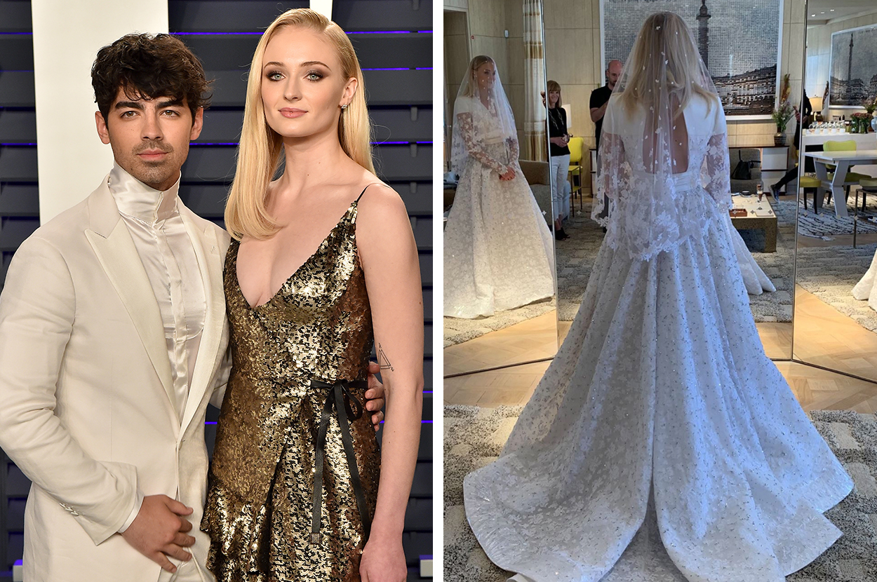 Sophie Turner's Louis Vuitton Wedding Dress Was Absolutely Stunning