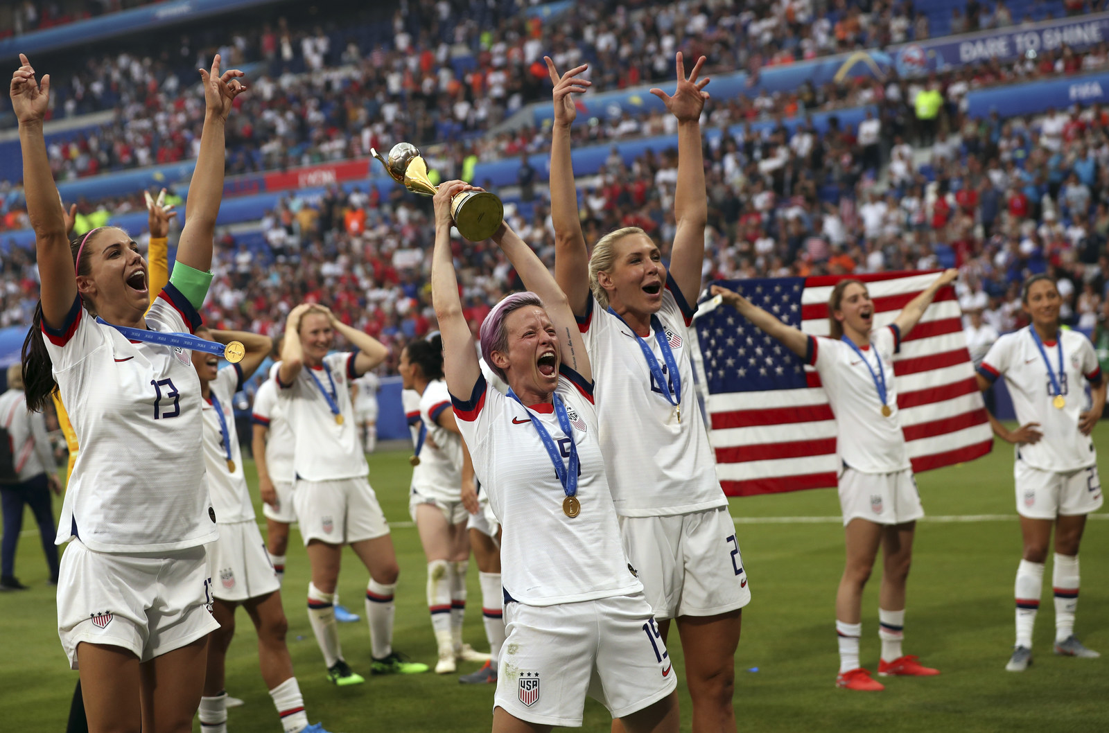 The World Cup Crowd Started Chanting "Equal Pay" Right After The US
