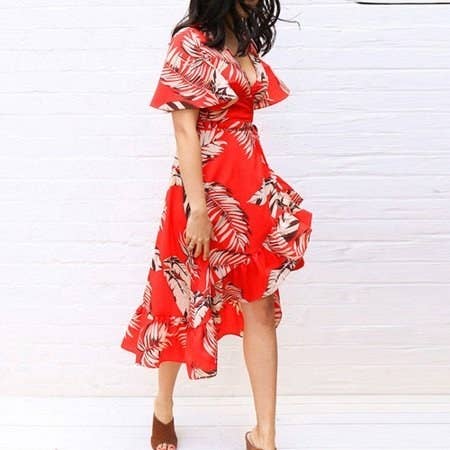 yellow satin hoco dress Simple Yellow Satin A-line V-neck Homecoming Dresses SH619