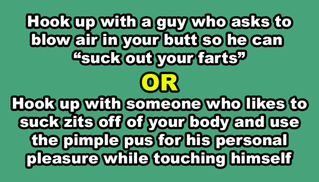 Sex Would You Rather Questions That Hard To Answer