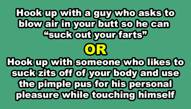 Sex Would You Rather Questions That Hard To Answer 