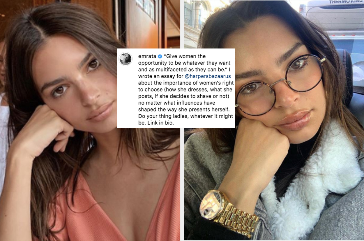 Emily Ratajkowski's Armpit Hair Is Causing A Controversy On Instagram