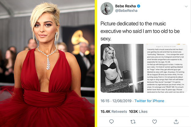 Bebe Rexha Called Out A Male Music Executive Who Said She S Too Old To Be Sexy