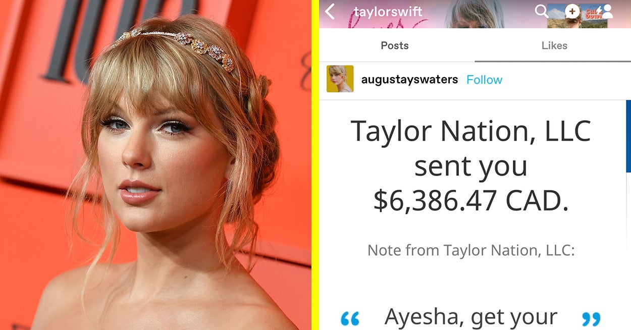 Image result for taylor swift donates money