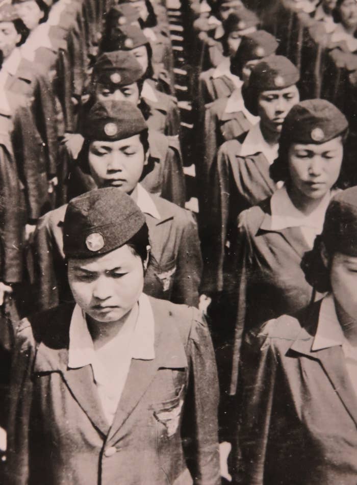 戦時中の看板 小隊