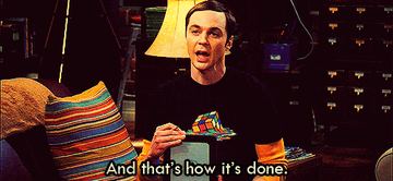 Gif from an episode of the The Big Bang Theory