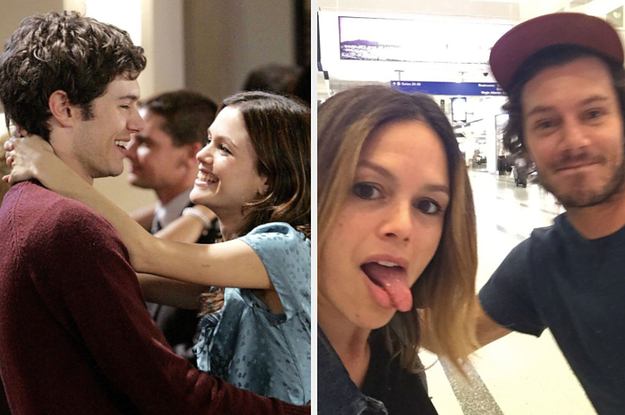 Adam Brody And Rachel Bilson Reunited On Their Way Back To California