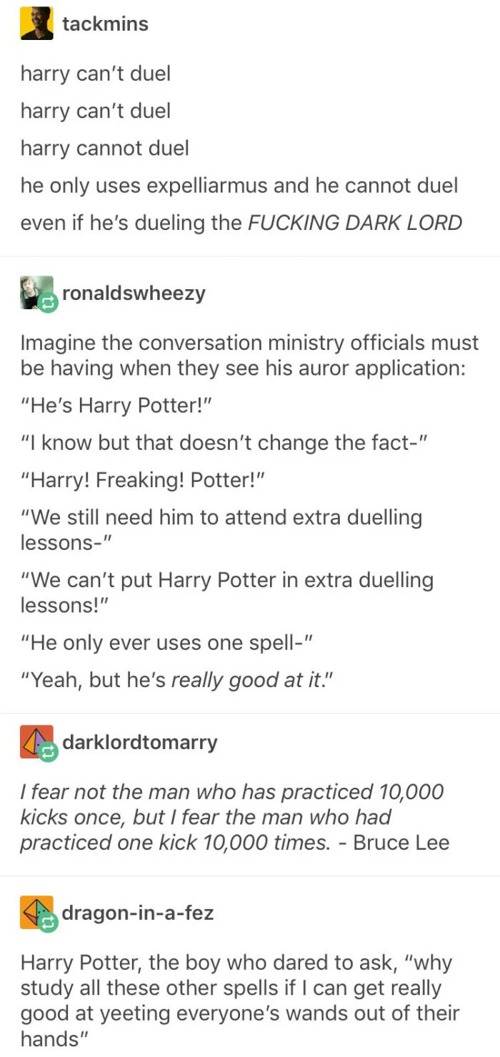 "Harry Potter" Tumblr Posts That'll Make You Laugh Every Time