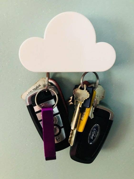 Two sets of keys attached to the key holder