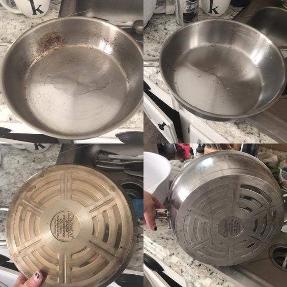 pan after using cookware polish 
