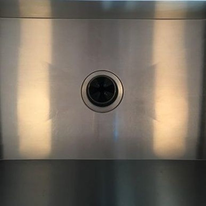 Reviewer's after picture of now clean sink