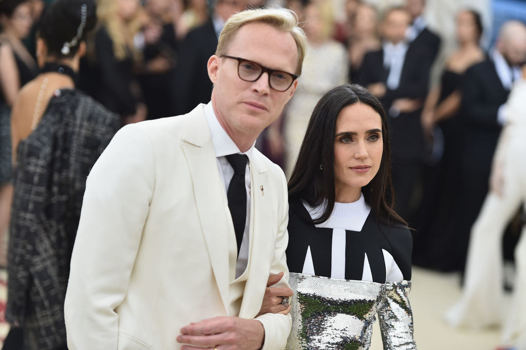 Jennifer Connelly and husband Paul Bettany are on hand at the News Photo  - Getty Images