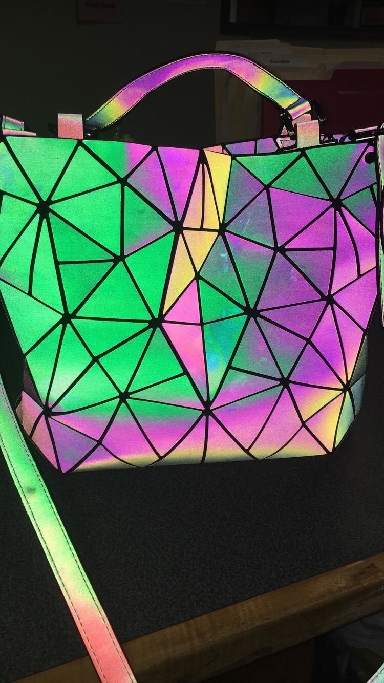 Lumos Holographic Weekender Duffle Bag | Uneek India