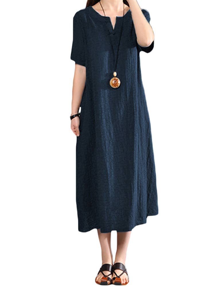 navy blue dress walmart Blue and Gold Dress
