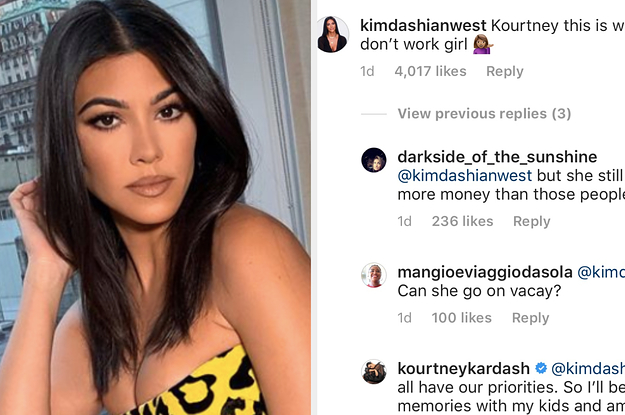Kourtney Kardashian Defended Herself After Being Criticised For Not Having A Job, And Her Response Was Perfect