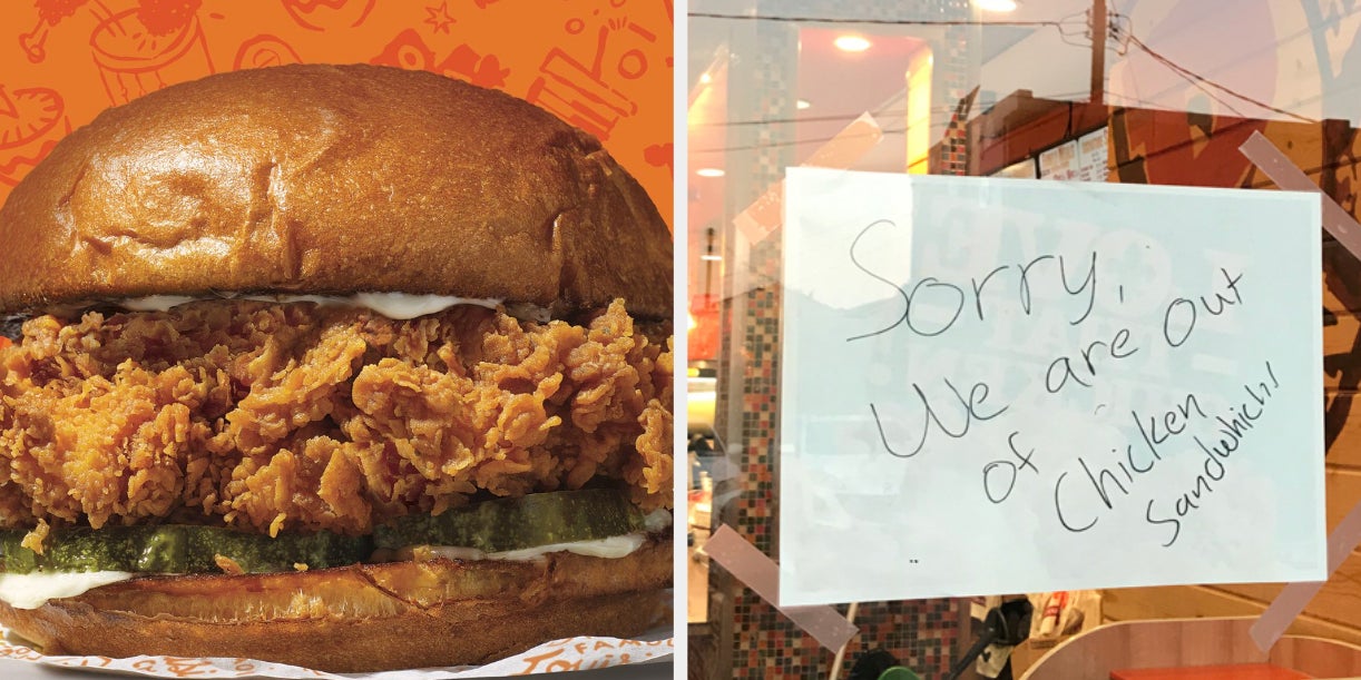 Popeyes Locations Are Actually Running Out Of Chicken Sandwiches