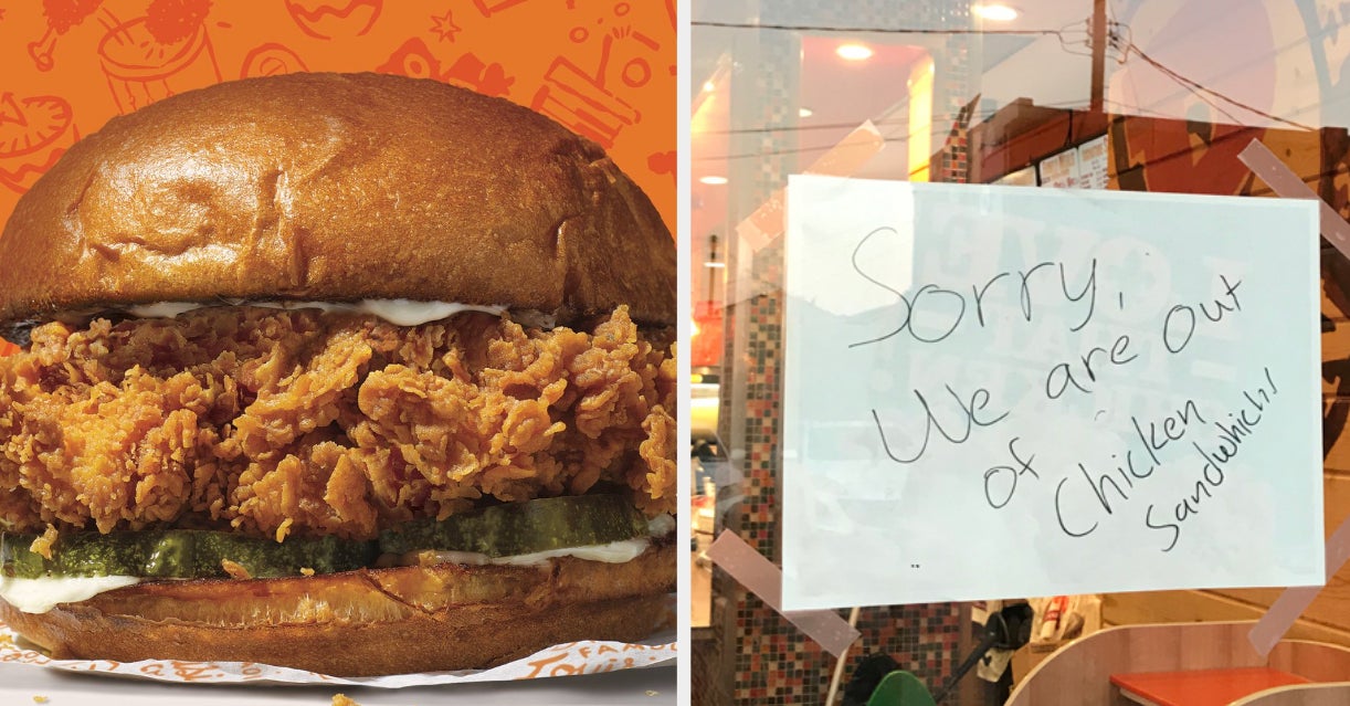Popeyes Locations Are Actually Running Out Of Chicken Sandwiches