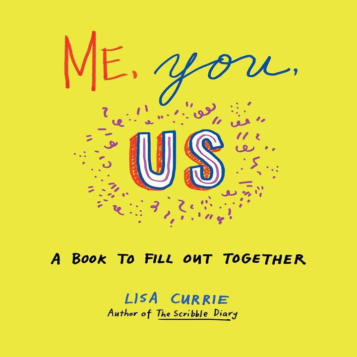 a yellow book cover that says me, you, us