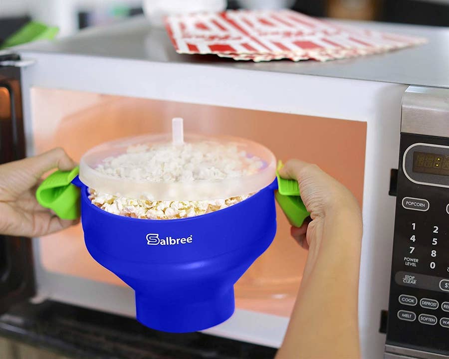 Mini Household Eletric Popcorn Maker Silicone Popcorn Machine Hot Air  Automatic Popper Snacks Gift For Kids Children - AliExpress