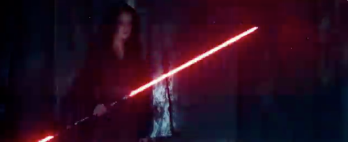 red lightsaber star wars