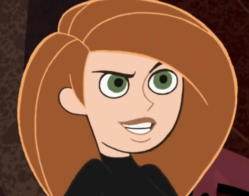 2. "Kim Possible's mouth looks like a mustache. 