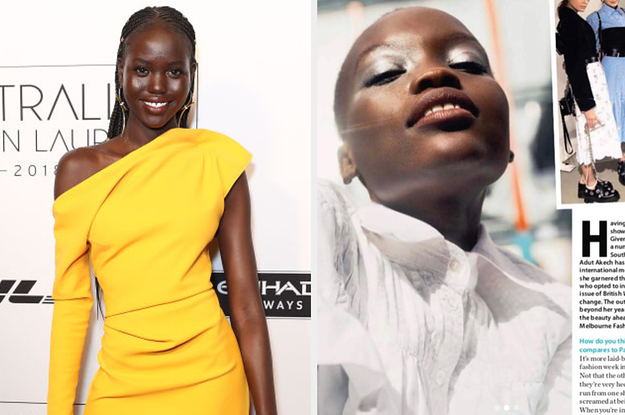 A Magazine Misidentified Adut Akech For Another Black Model In Her Own Inte...