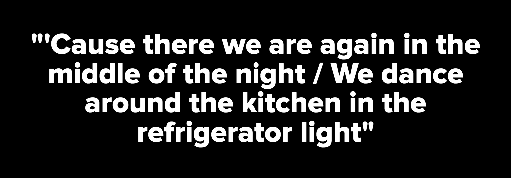 When I was a waitress, working the night shift… It made me feel like a god.  Sometimes it makes me feel like maybe I was better off.” - These lyrics hit  different