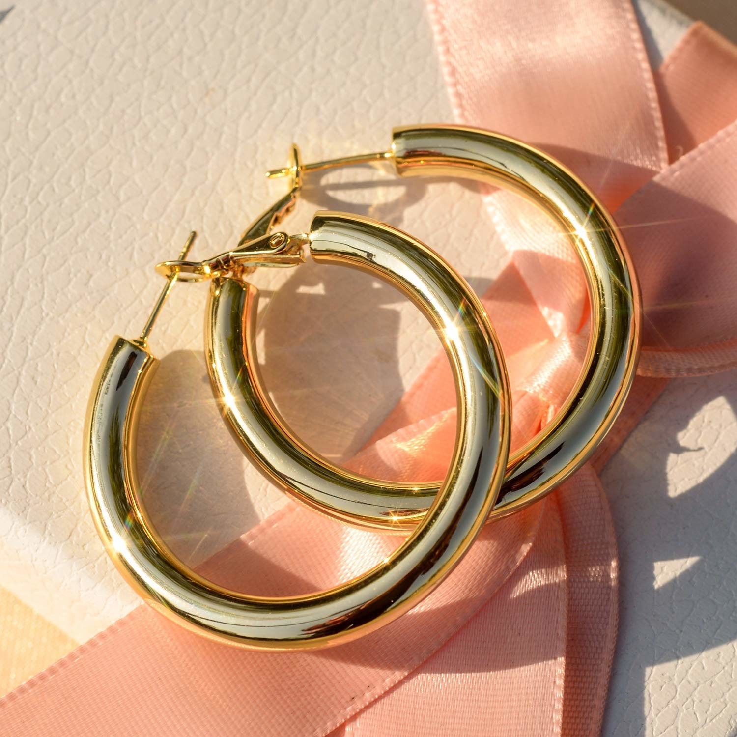 The gold hoops