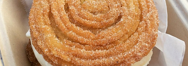 Churro Ice Cream Sandwiches Are A Delicious Combination