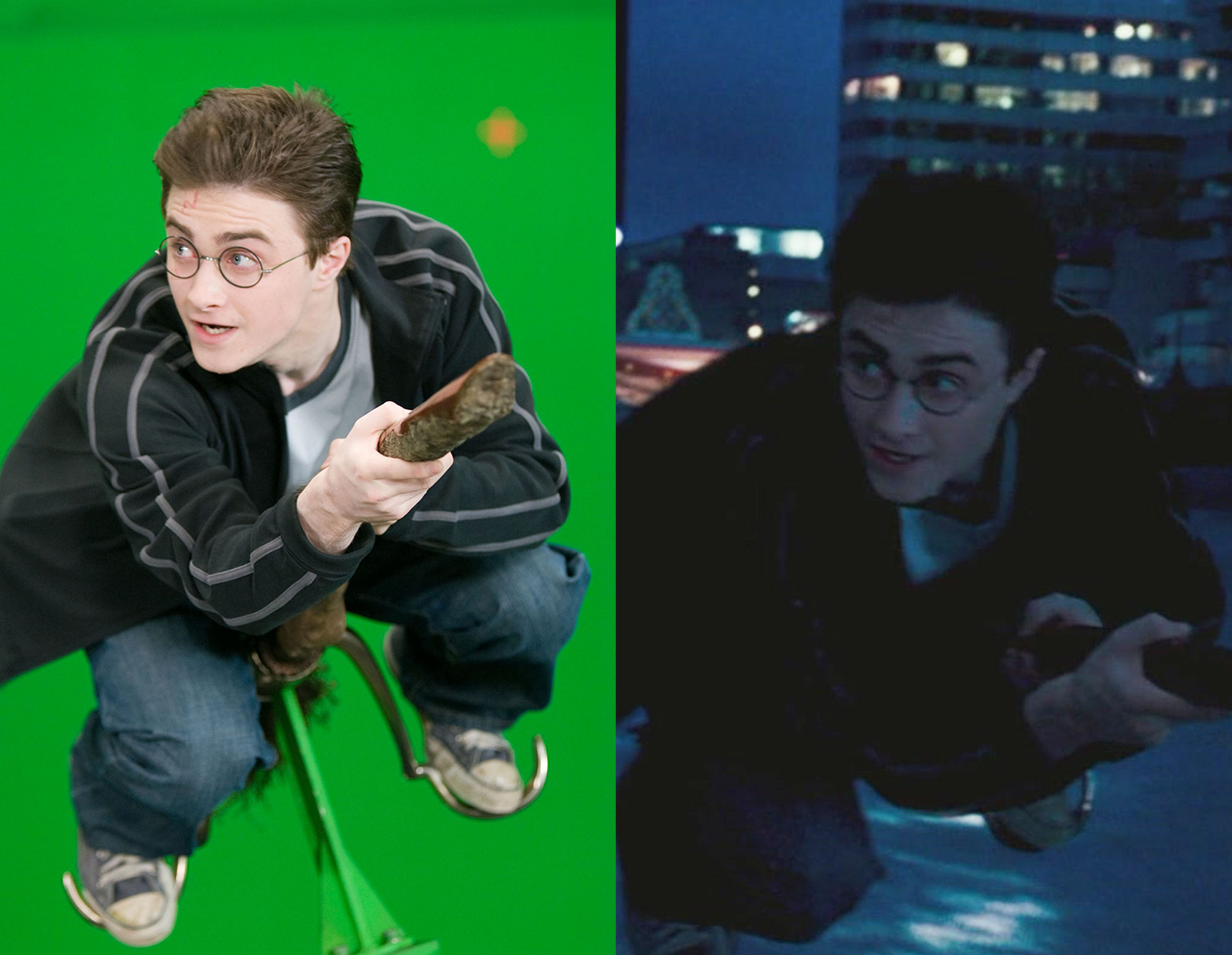 Daniel Radcliffe's first day on set #HarryPotter #BehindTheScenes