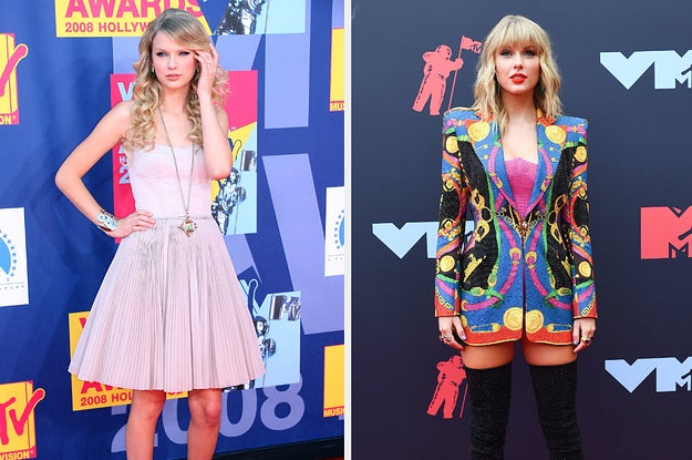 Here's 14 Celebs At Their First VMAs Vs. At The 2019 VMAs