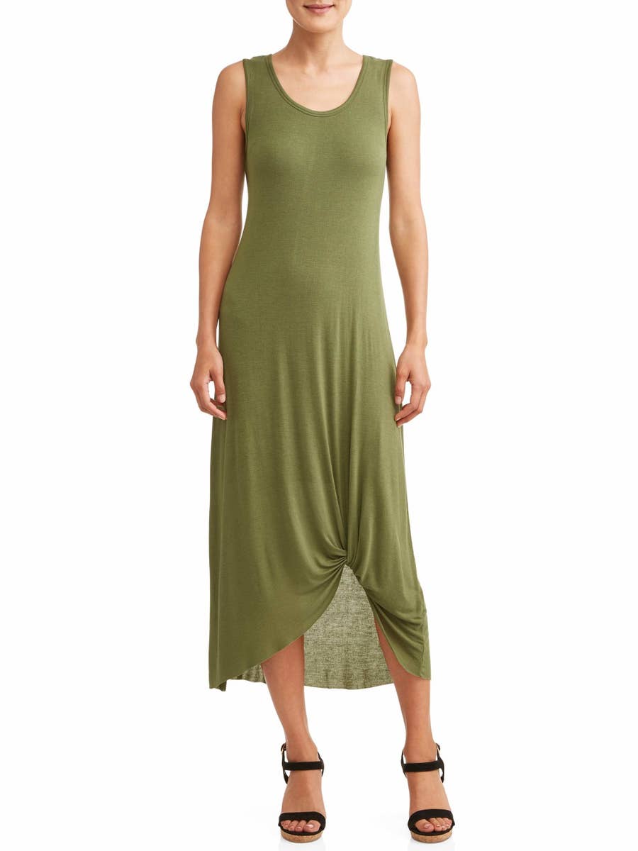 green emerald velvet dress Elegant olive off-the-shoulder silk maxi dress main image 0