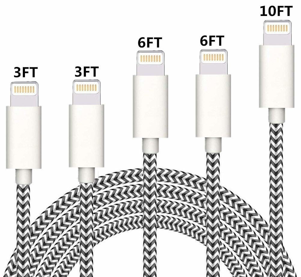 The chargers, which come in three-foot, six-foot, and 10-foot lengths