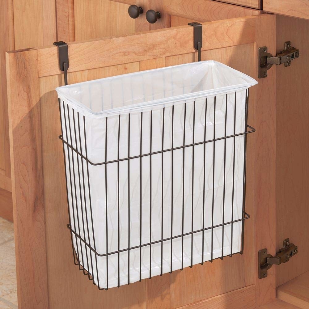 6 Clear Storage Caddy Baskets With Handle Easy Cupboard Storage Solutions 