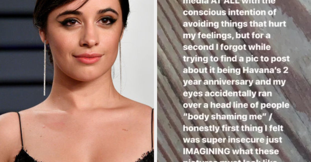 1246px x 652px - Camila Cabello's Body Positivity Instagram Post Is The Self-Love  Inspiration I Needed Today