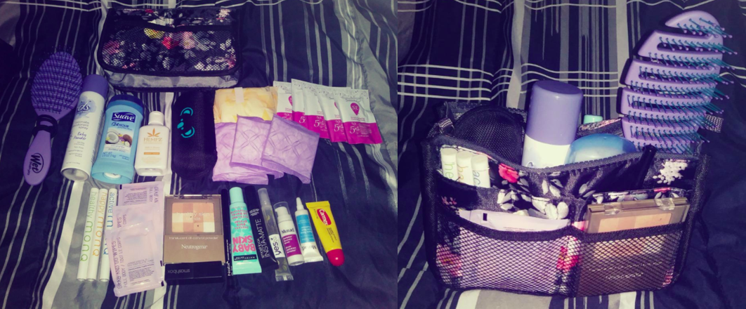 A customer review photo showing everything they're able to fit into the insert