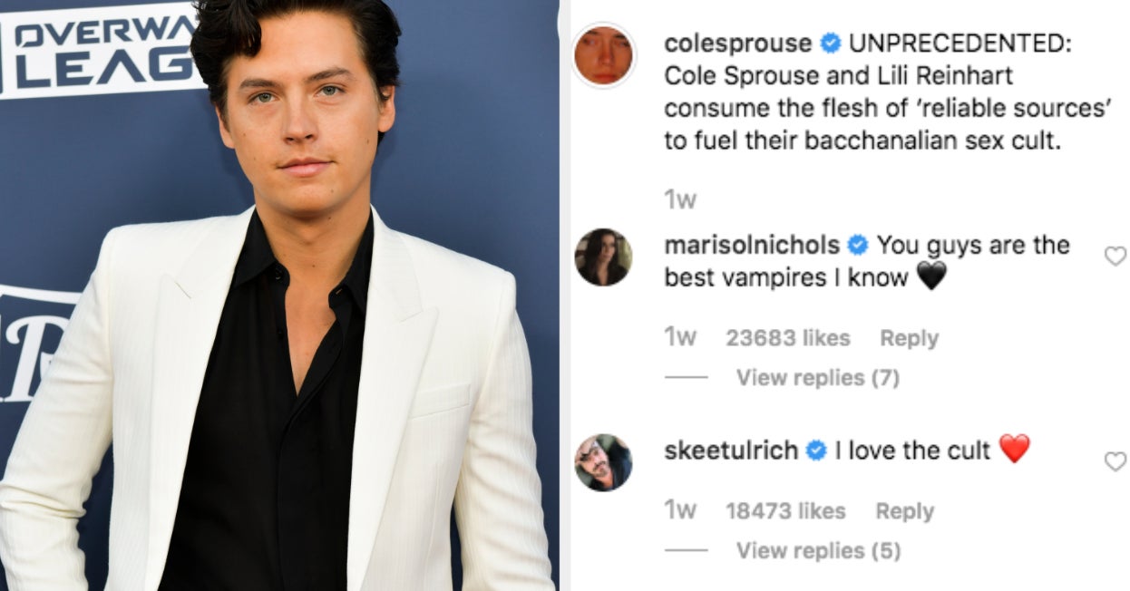 16 Cole Sprouse Instagram Captions That Are Peak Cole Sprouse