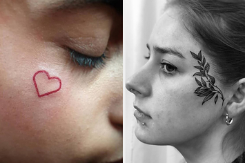 10 beautiful facial tattoos for women and their meaning   Онлайн блог о  тату IdeasTattoo