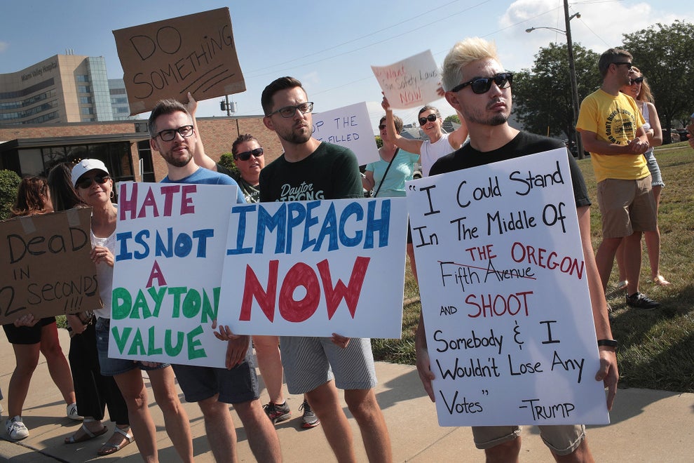 Here's How People Responded To Trump's Visits To El Paso And Dayton