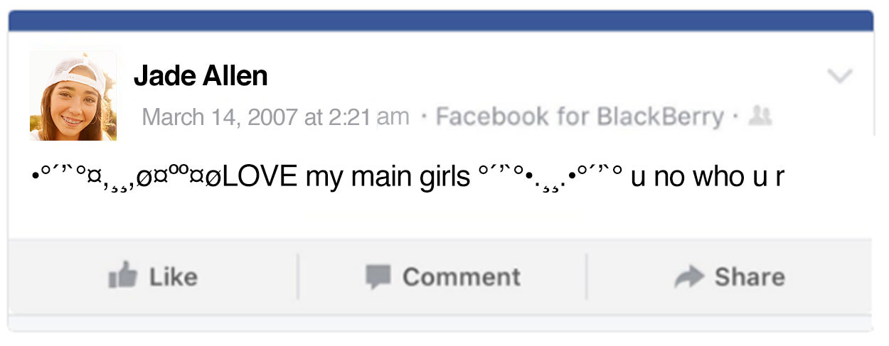 17 Embarrassing Facebook Statuses We All Made In The '00s