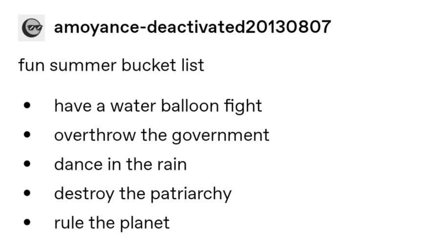 2022 Bucket List Tumblr