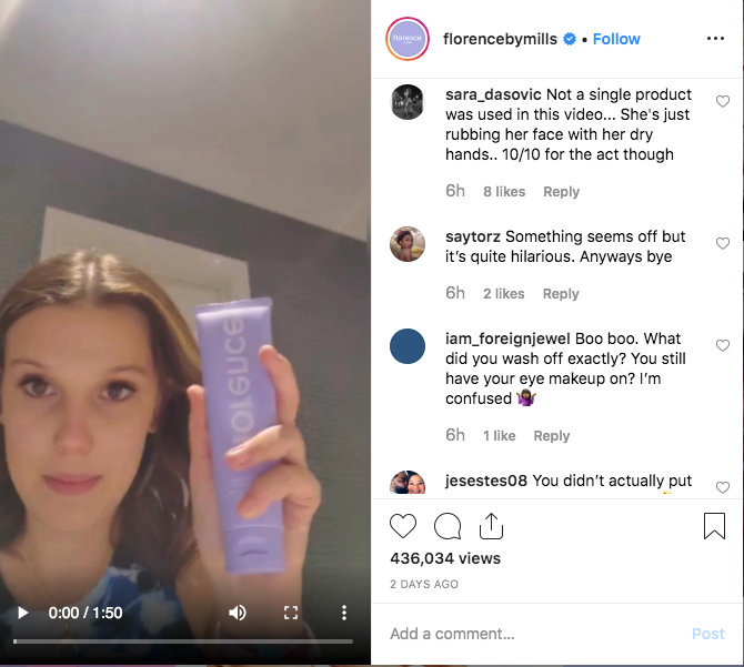 Fans Are Really Confused By Millie Bobby Brown's Skincare Routine -  Florence by Mills