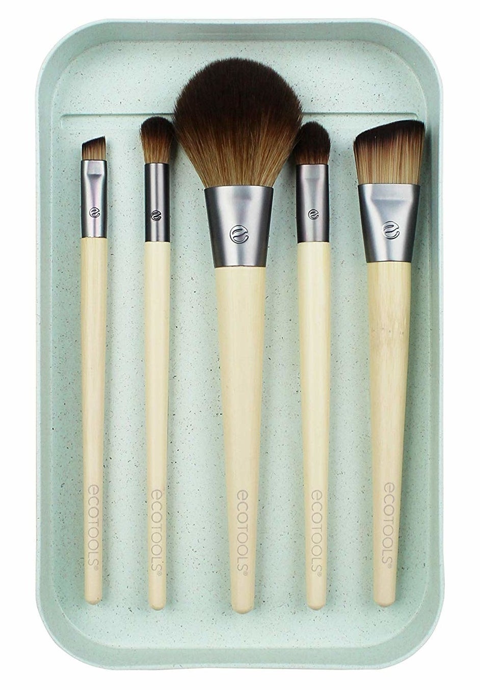 the five makeup brushes