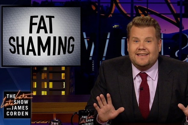 James Corden Did A Segment Calling Out Fat-Shaming And People Are Applauding - BuzzFeed News thumbnail