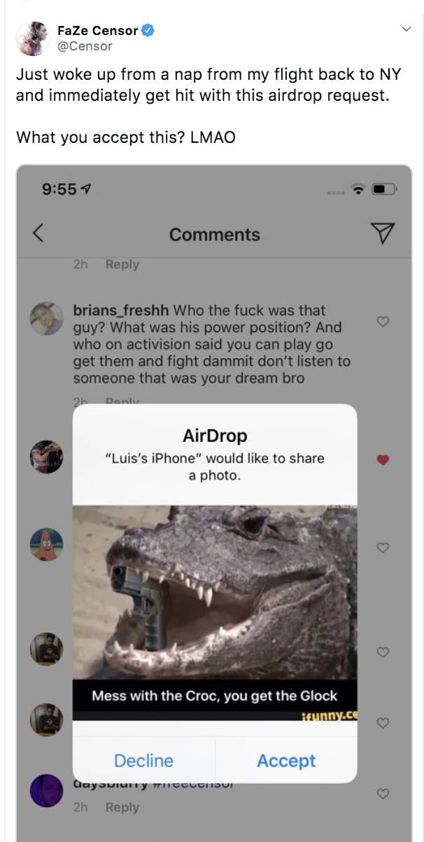15 AirDrops That Are Funny, Weird, Or 100% Ones To Decline 15 AirDrops That Are Funny, Weird, Or 100% Ones To Decline