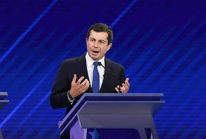 Pete Buttigieg reflects on his struggle to come out in candid debate moment