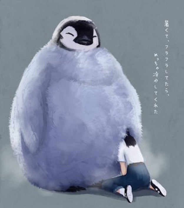 もふもふ動物たちが疲れた人に優しい言葉をかける理由
